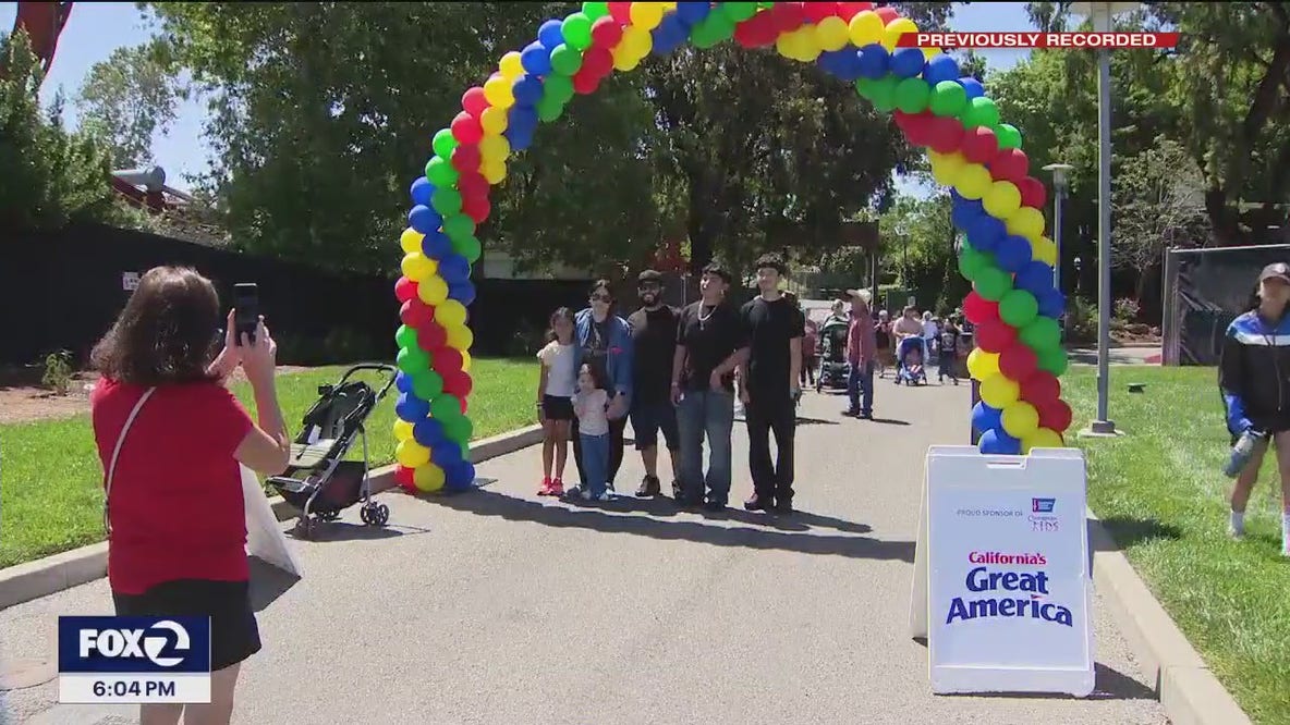 Young cancer patients and survivors enjoy fun-filled day at Great America Park